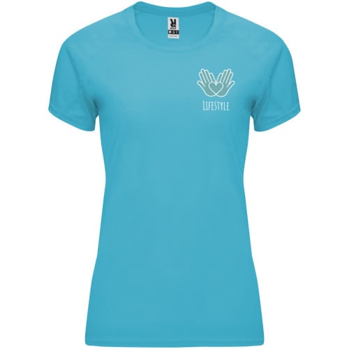 Camiseta deportiva de manga corta para mujer "Bahrain"