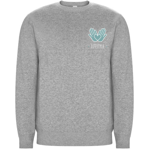 Sudadera de cuello redondo unisex algodón orgánico "Batian"