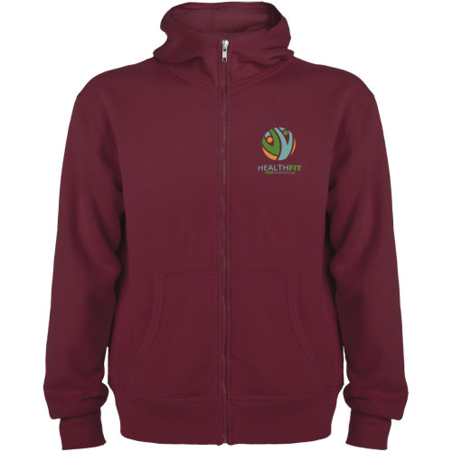 Sudadera con capucha y cremallera completa unisex "Montblanc"