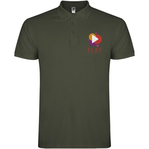 Polo de manga corta para hombre "Star"