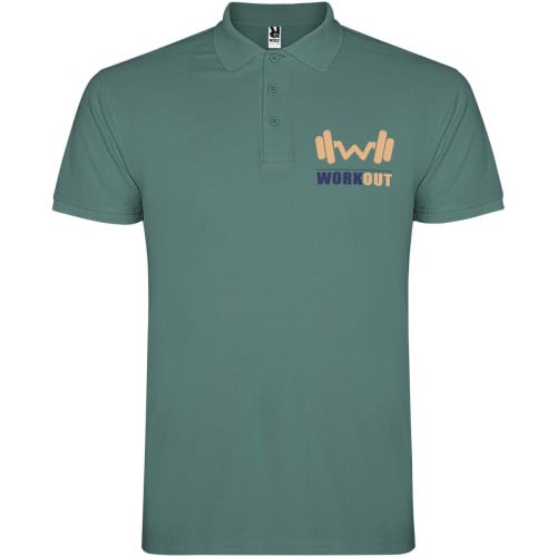 Polo de manga corta para hombre "Star"