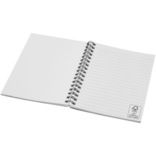 Cuaderno con espiral A6 a color "Desk-Mate®"