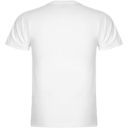 Camiseta de cuello de pico de manga corta para hombre "Samoyedo"