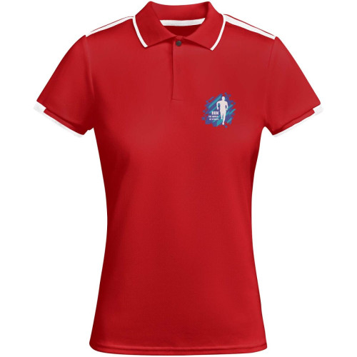 Polo deportivo de manga corta para mujer "Tamil"