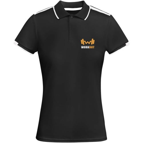 Polo deportivo de manga corta para mujer "Tamil"