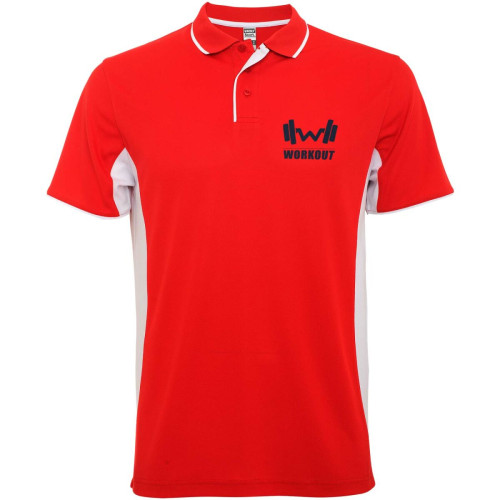 Polo deportivo unisex de manga corta "Montmelo"