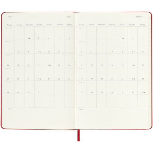 Moleskine 12M daily L hard cover planner