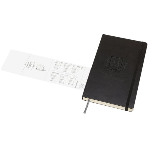 Agenda diaria de 12 meses con tapa dura "Moleskine"