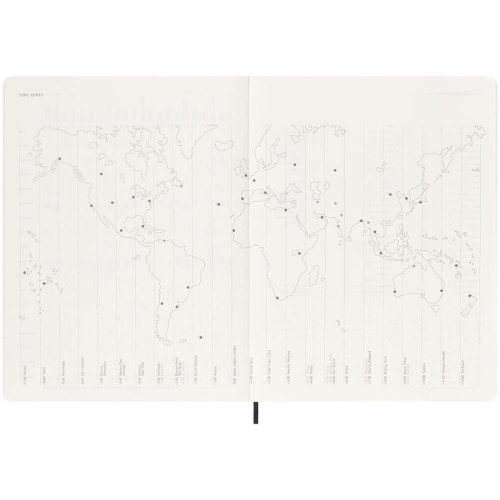 Libreta XL con tapa blanda de 12 meses "Moleskine"
