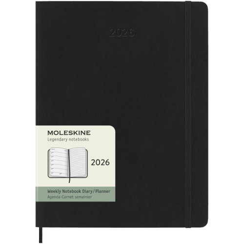 Libreta XL con tapa blanda de 12 meses "Moleskine"