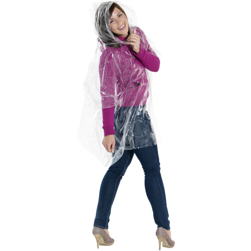 Poncho impermeable en llavero con forma de balón de fútbol Xina