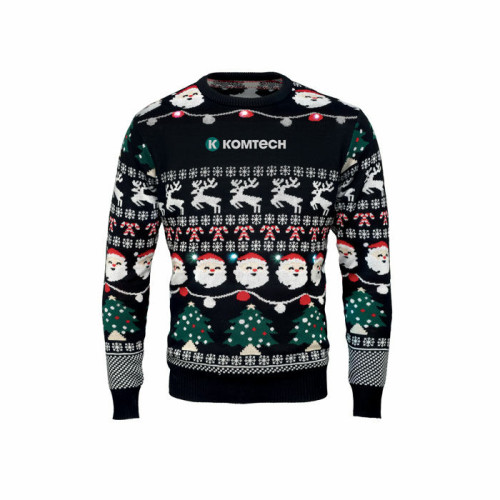 SHAMIS Jersey Navidad luz LED S/M