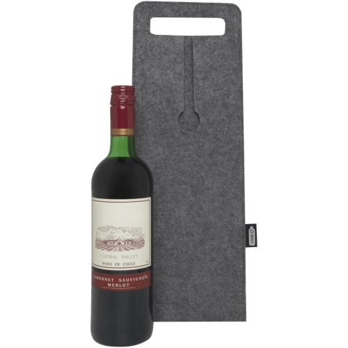 Bolsa de vino de fieltro reciclado GRS de 75 cl "Felta"