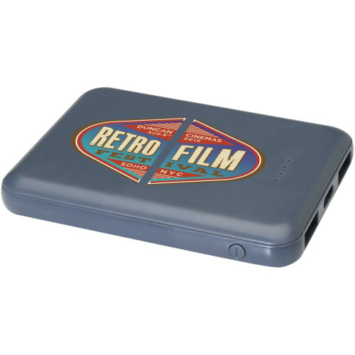 Batería externa tipo C de plástico reciclado de 5000 mAh "Asama"