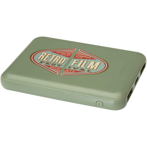 Batería externa tipo C de plástico reciclado de 5000 mAh "Asama"