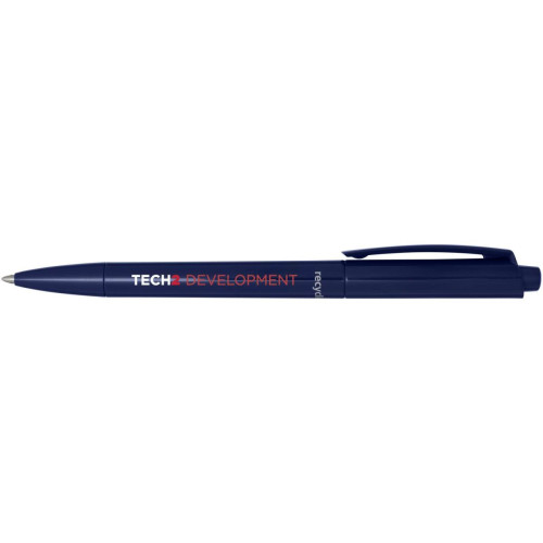 Bolígrafo de plástico reciclado "Martha" (tinta azul)