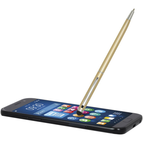 Boligrafo de aluminio con stylus Ore (tinta azul)
