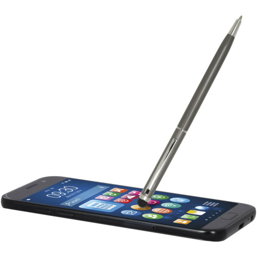 Boligrafo de aluminio con stylus Ore (tinta azul)