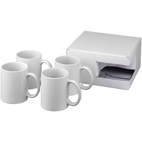 Set de regalo de 4 tazas de sublimación Ceramic