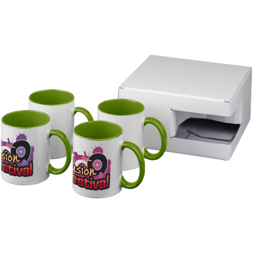 Set de regalo de 4 tazas de sublimación Ceramic