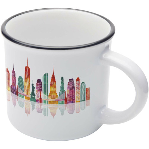 Taza de cerámica para sublimación de 240 ml "Bari"